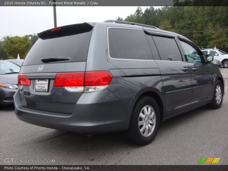 Polished Metal Metallic / Gray 2010 Honda Odyssey EX