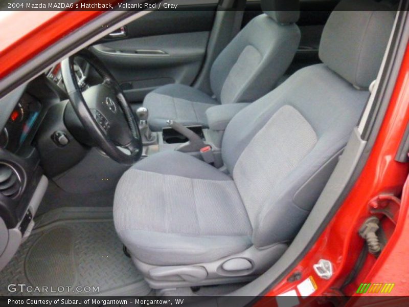 Volcanic Red / Gray 2004 Mazda MAZDA6 s Hatchback