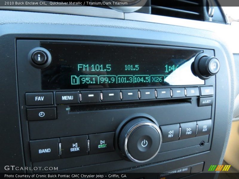 Quicksilver Metallic / Titanium/Dark Titanium 2010 Buick Enclave CXL