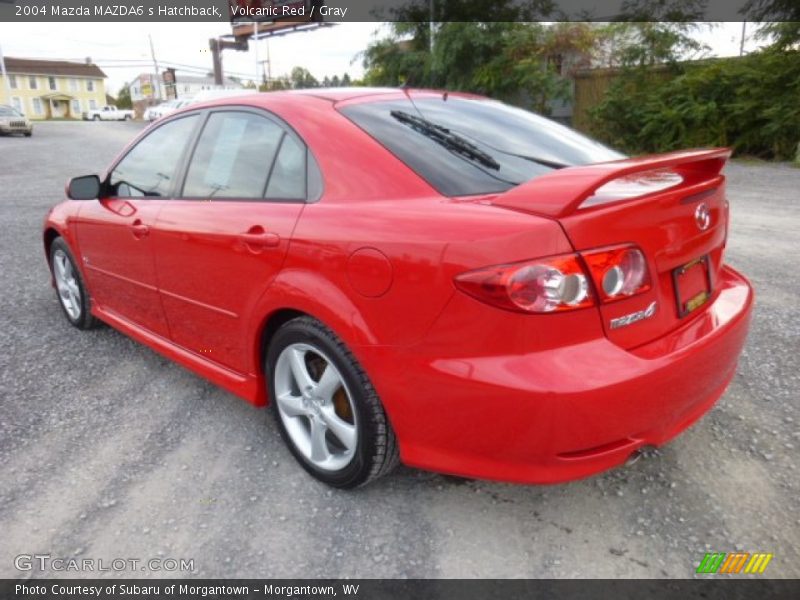 Volcanic Red / Gray 2004 Mazda MAZDA6 s Hatchback