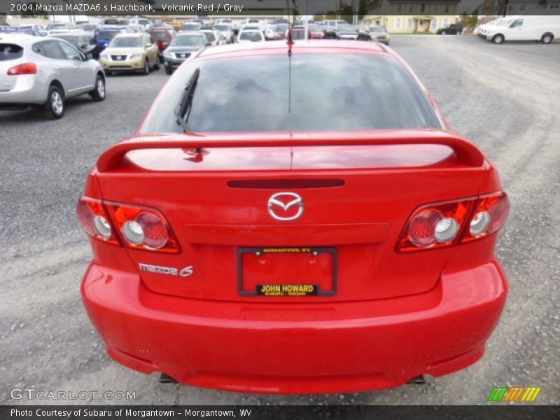 Volcanic Red / Gray 2004 Mazda MAZDA6 s Hatchback