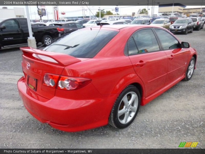 Volcanic Red / Gray 2004 Mazda MAZDA6 s Hatchback