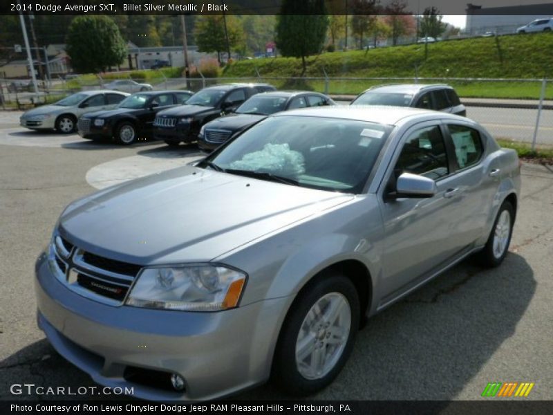 Billet Silver Metallic / Black 2014 Dodge Avenger SXT