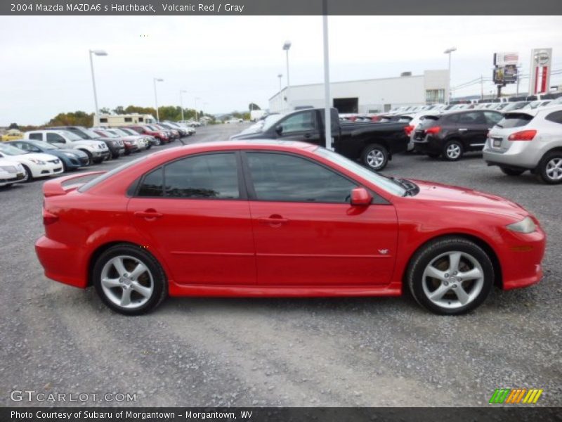 Volcanic Red / Gray 2004 Mazda MAZDA6 s Hatchback