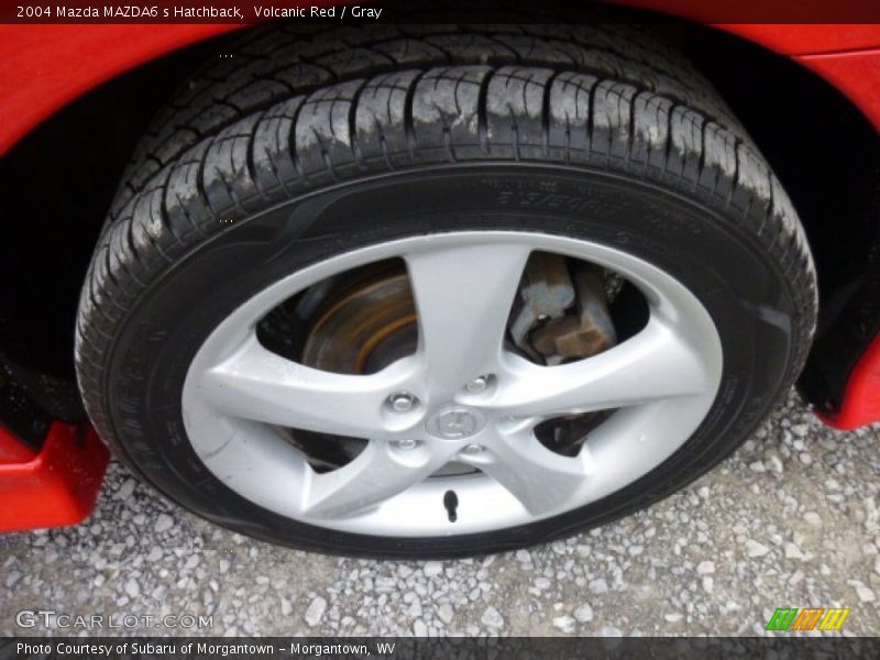 Volcanic Red / Gray 2004 Mazda MAZDA6 s Hatchback