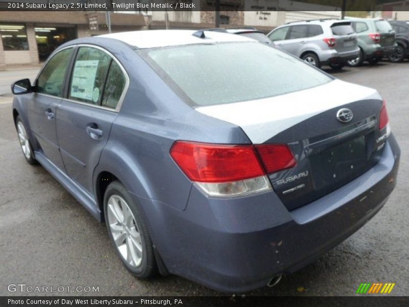 Twilight Blue Metallic / Black 2014 Subaru Legacy 2.5i Limited