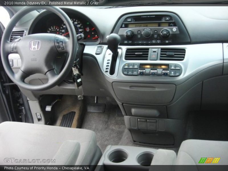 Polished Metal Metallic / Gray 2010 Honda Odyssey EX