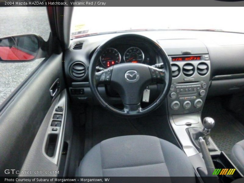 Volcanic Red / Gray 2004 Mazda MAZDA6 s Hatchback