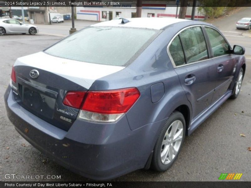 Twilight Blue Metallic / Black 2014 Subaru Legacy 2.5i Limited