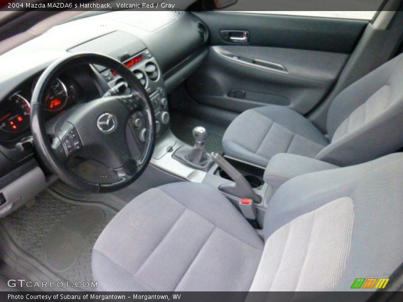 Volcanic Red / Gray 2004 Mazda MAZDA6 s Hatchback
