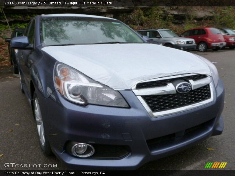 Twilight Blue Metallic / Black 2014 Subaru Legacy 2.5i Limited