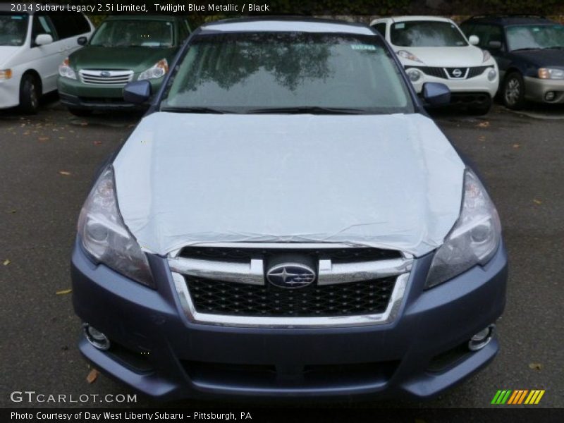 Twilight Blue Metallic / Black 2014 Subaru Legacy 2.5i Limited