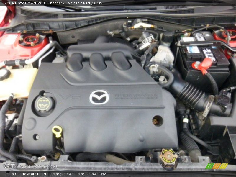 Volcanic Red / Gray 2004 Mazda MAZDA6 s Hatchback
