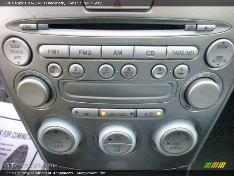 Volcanic Red / Gray 2004 Mazda MAZDA6 s Hatchback