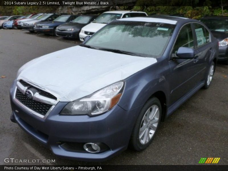 Twilight Blue Metallic / Black 2014 Subaru Legacy 2.5i Limited