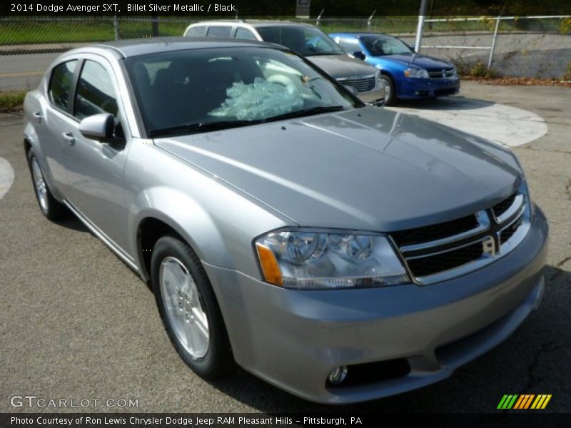 Billet Silver Metallic / Black 2014 Dodge Avenger SXT