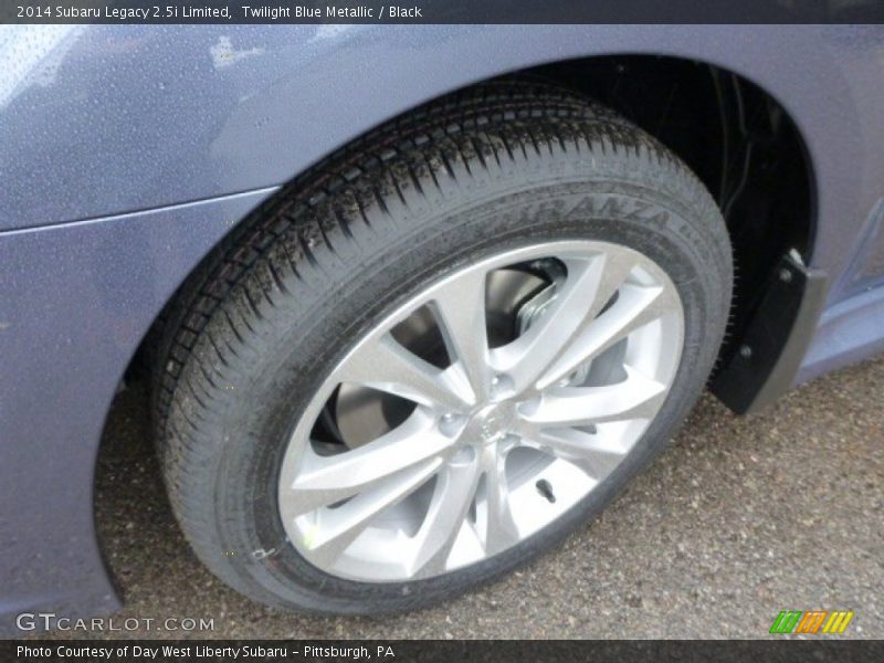 Twilight Blue Metallic / Black 2014 Subaru Legacy 2.5i Limited