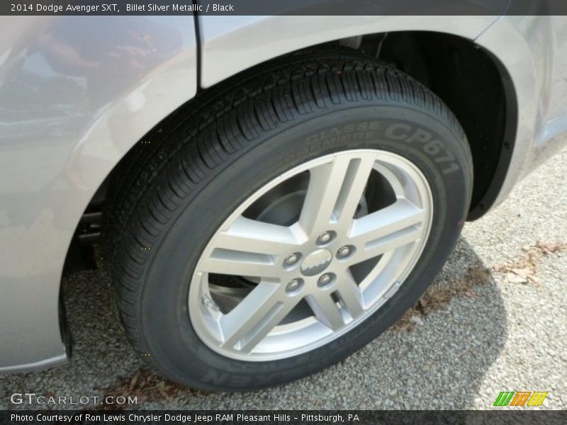Billet Silver Metallic / Black 2014 Dodge Avenger SXT