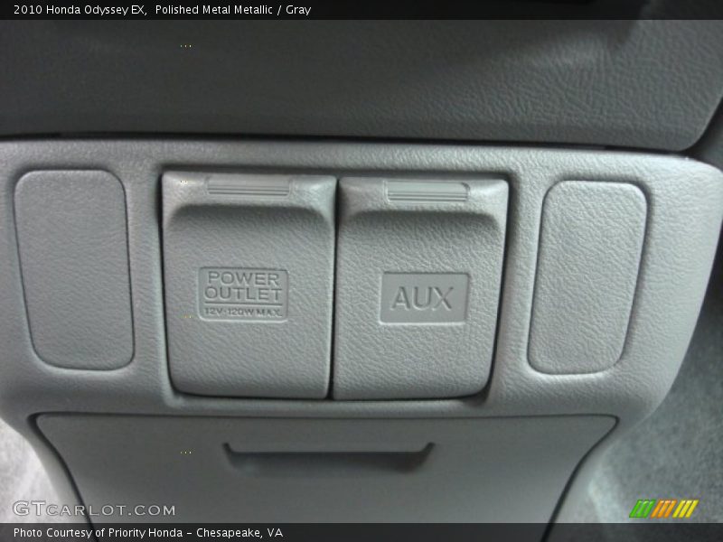 Polished Metal Metallic / Gray 2010 Honda Odyssey EX