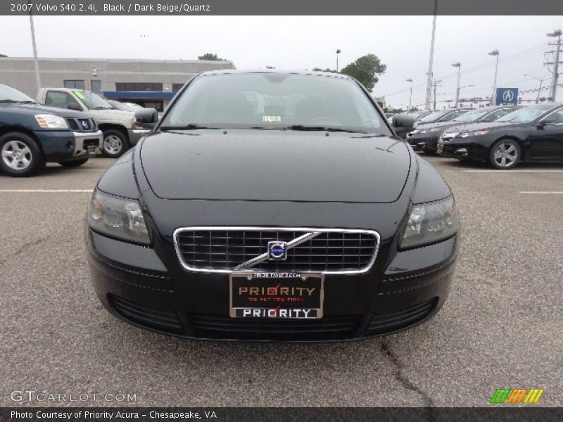 Black / Dark Beige/Quartz 2007 Volvo S40 2.4i