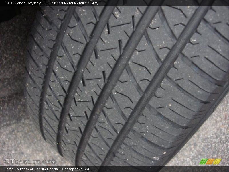 Polished Metal Metallic / Gray 2010 Honda Odyssey EX