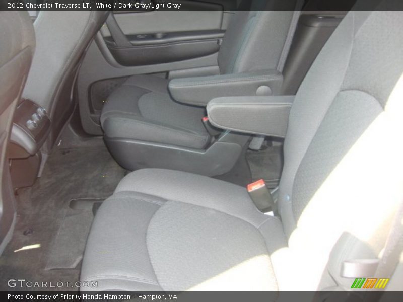 White / Dark Gray/Light Gray 2012 Chevrolet Traverse LT