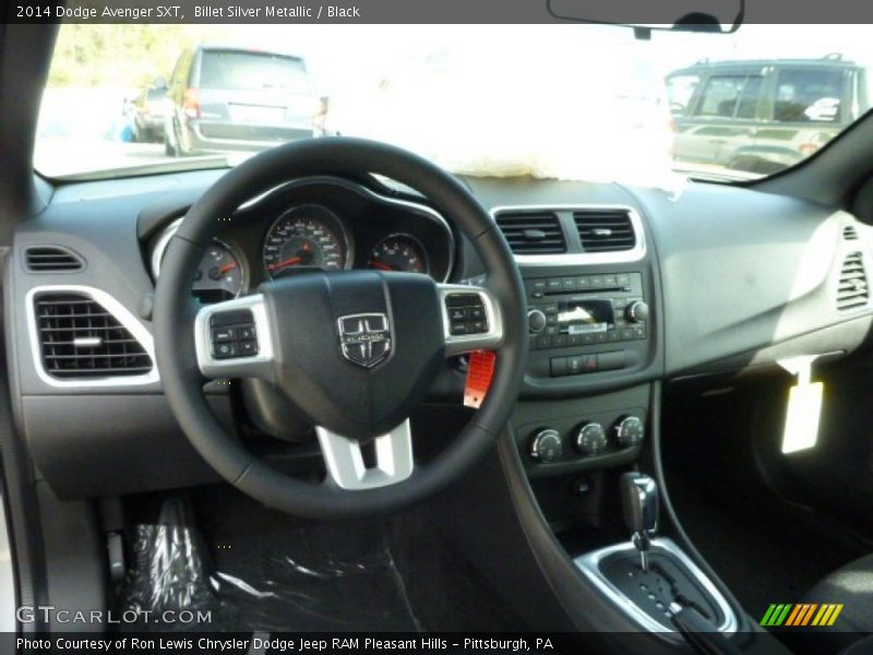 Billet Silver Metallic / Black 2014 Dodge Avenger SXT
