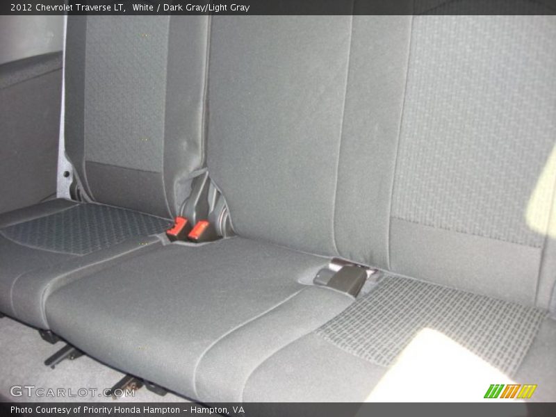 White / Dark Gray/Light Gray 2012 Chevrolet Traverse LT