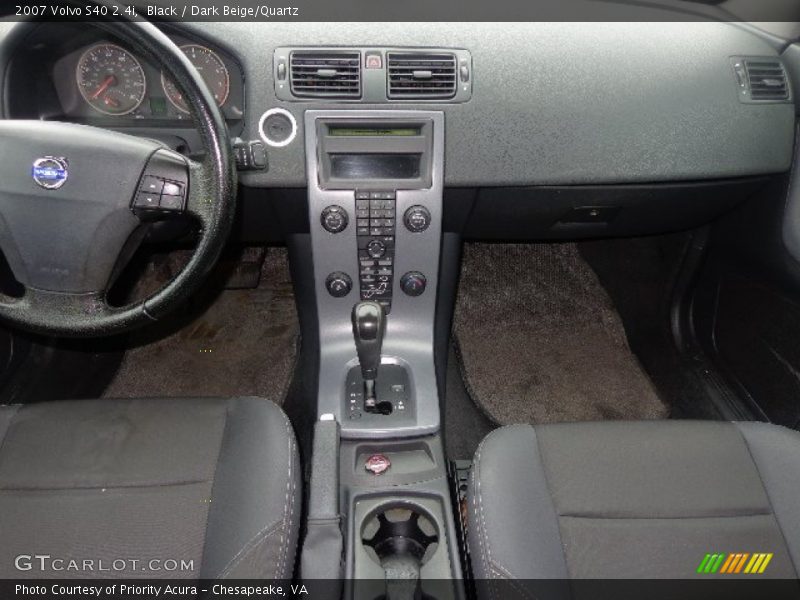 Black / Dark Beige/Quartz 2007 Volvo S40 2.4i