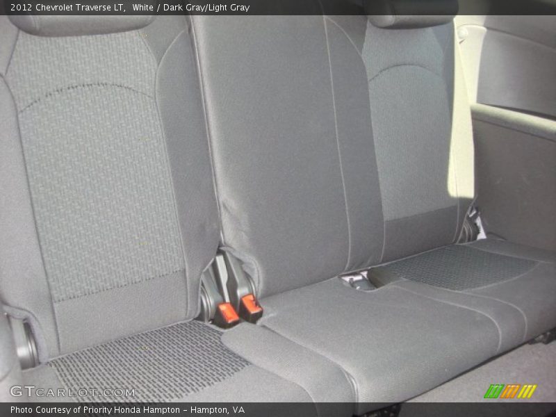 White / Dark Gray/Light Gray 2012 Chevrolet Traverse LT