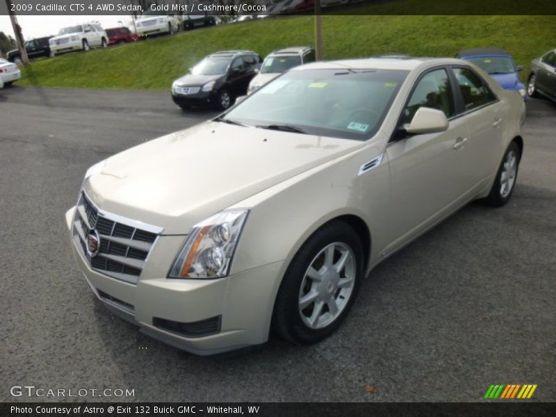Front 3/4 View of 2009 CTS 4 AWD Sedan