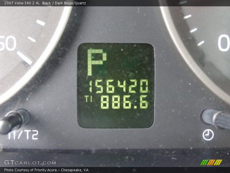 Black / Dark Beige/Quartz 2007 Volvo S40 2.4i