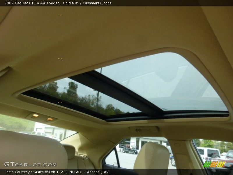 Gold Mist / Cashmere/Cocoa 2009 Cadillac CTS 4 AWD Sedan