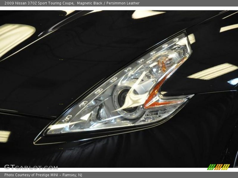 Magnetic Black / Persimmon Leather 2009 Nissan 370Z Sport Touring Coupe