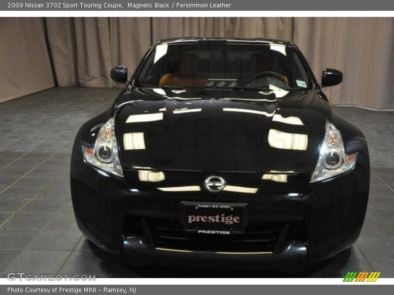 Magnetic Black / Persimmon Leather 2009 Nissan 370Z Sport Touring Coupe