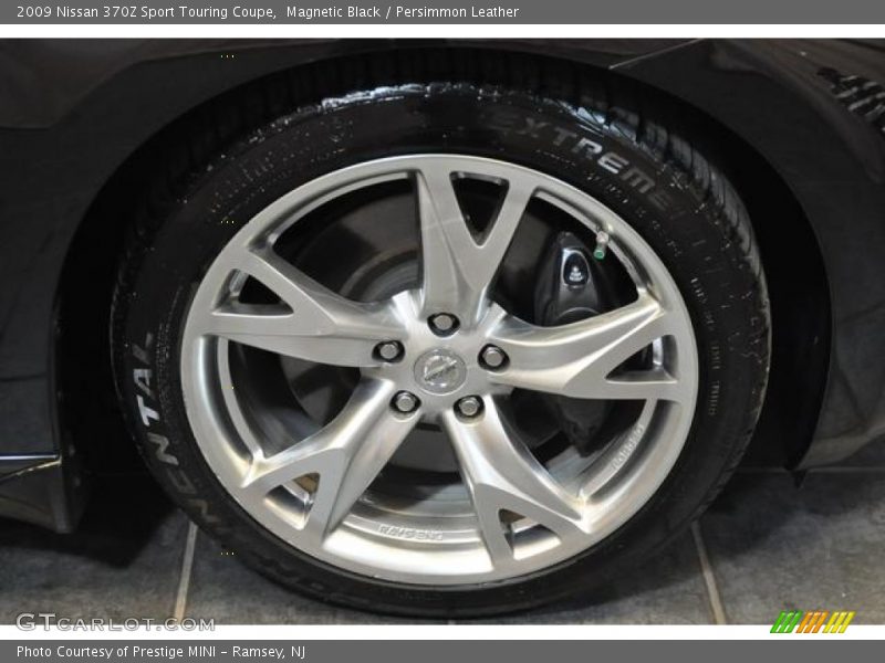 Magnetic Black / Persimmon Leather 2009 Nissan 370Z Sport Touring Coupe