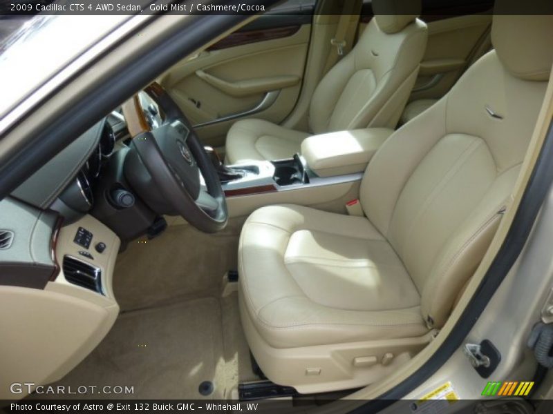 Gold Mist / Cashmere/Cocoa 2009 Cadillac CTS 4 AWD Sedan