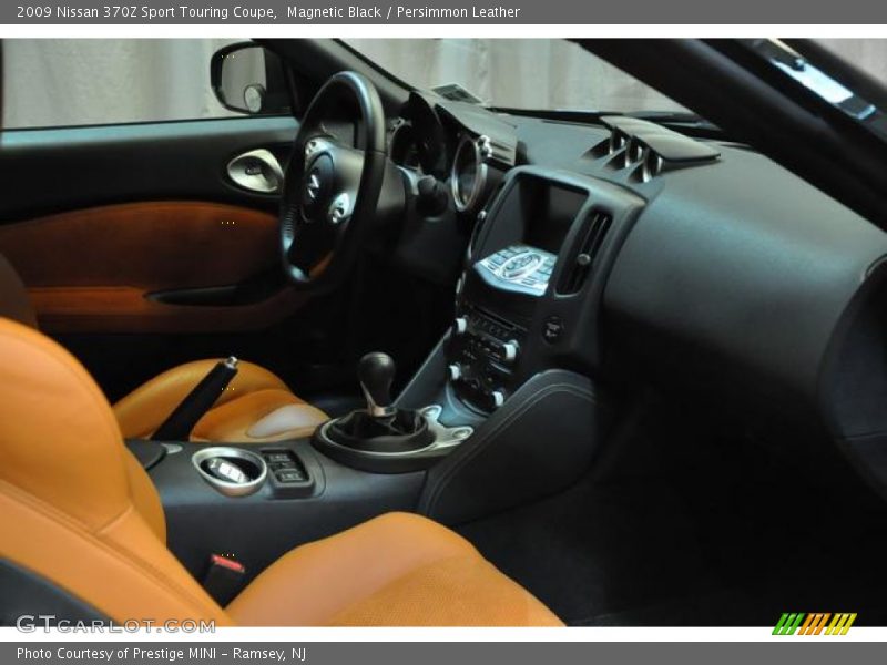 Magnetic Black / Persimmon Leather 2009 Nissan 370Z Sport Touring Coupe