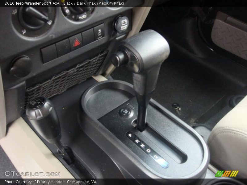Black / Dark Khaki/Medium Khaki 2010 Jeep Wrangler Sport 4x4