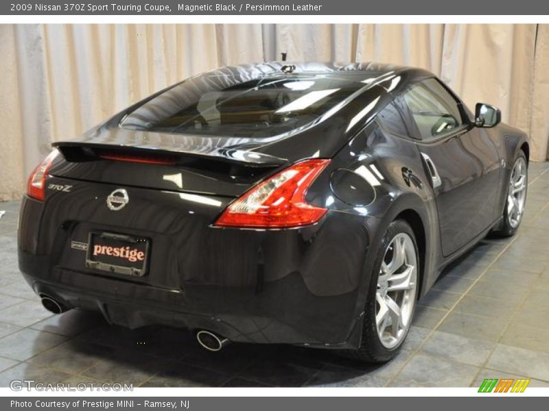 Magnetic Black / Persimmon Leather 2009 Nissan 370Z Sport Touring Coupe