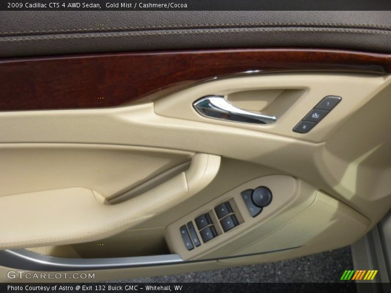 Gold Mist / Cashmere/Cocoa 2009 Cadillac CTS 4 AWD Sedan