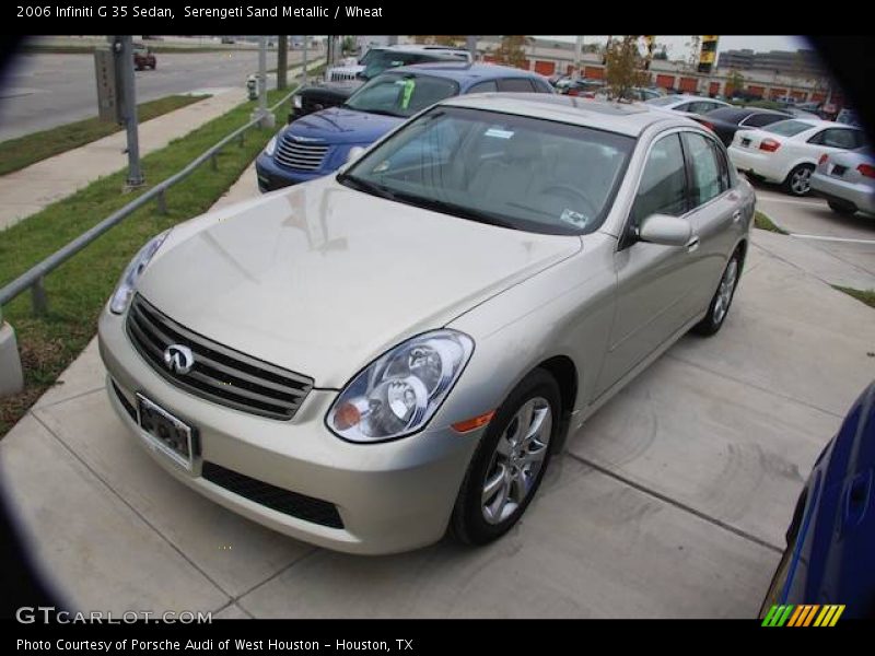 Serengeti Sand Metallic / Wheat 2006 Infiniti G 35 Sedan
