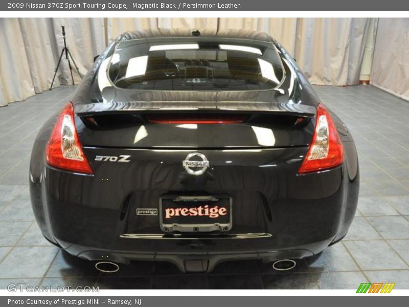 Magnetic Black / Persimmon Leather 2009 Nissan 370Z Sport Touring Coupe