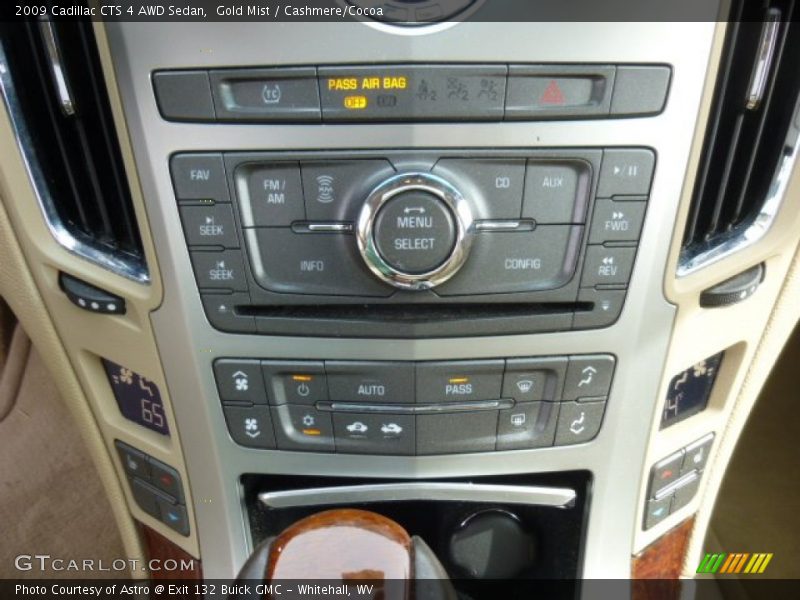Gold Mist / Cashmere/Cocoa 2009 Cadillac CTS 4 AWD Sedan