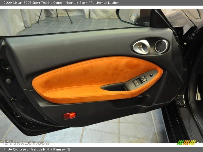Magnetic Black / Persimmon Leather 2009 Nissan 370Z Sport Touring Coupe