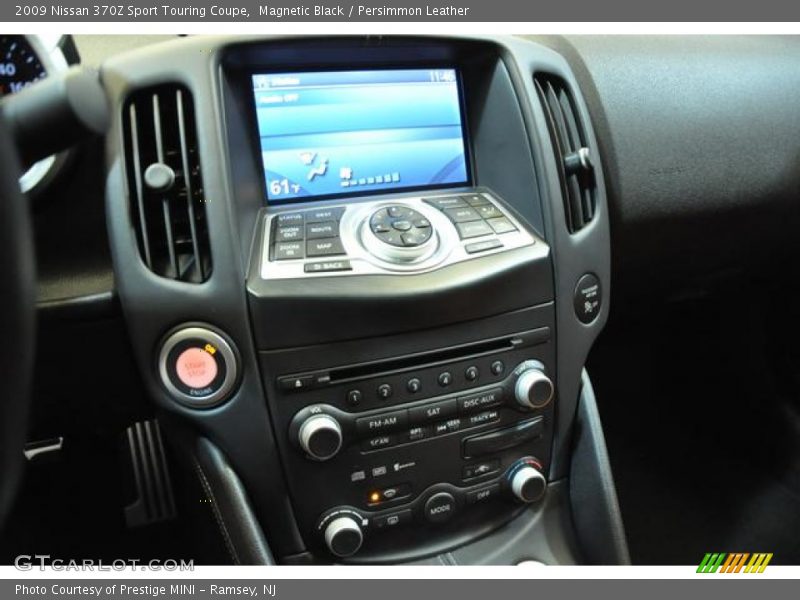 Magnetic Black / Persimmon Leather 2009 Nissan 370Z Sport Touring Coupe