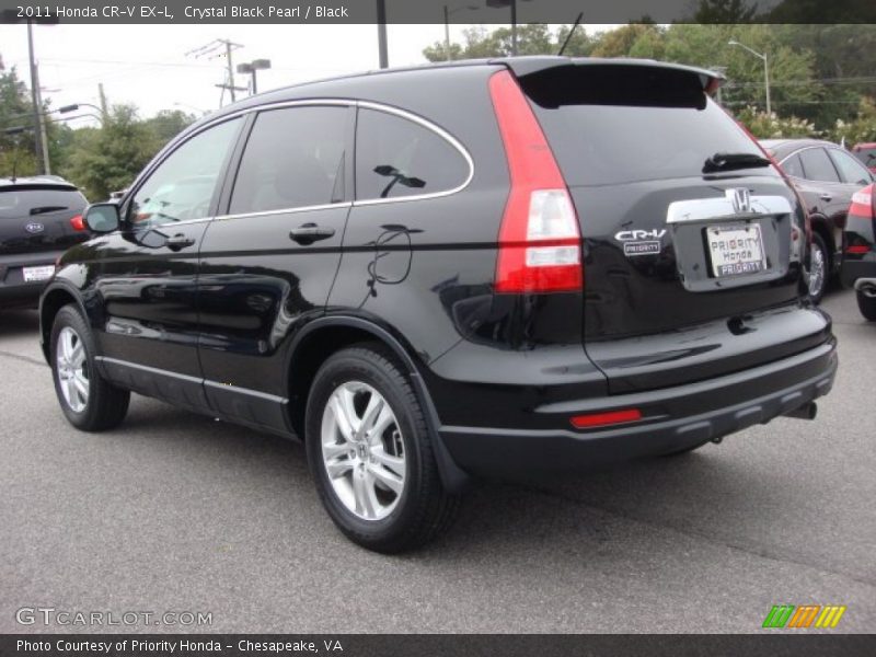 Crystal Black Pearl / Black 2011 Honda CR-V EX-L