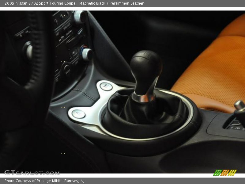 Magnetic Black / Persimmon Leather 2009 Nissan 370Z Sport Touring Coupe