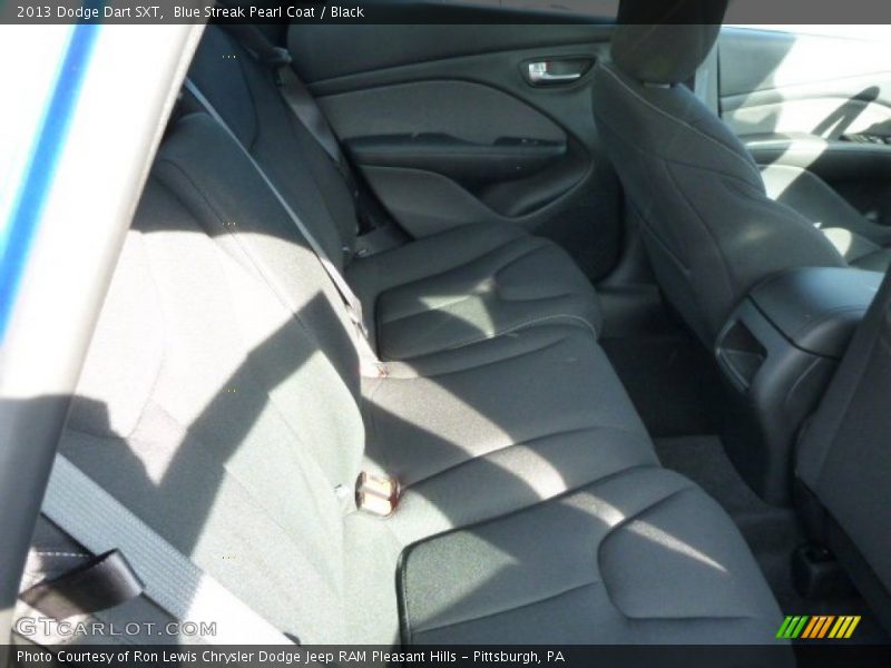 Blue Streak Pearl Coat / Black 2013 Dodge Dart SXT