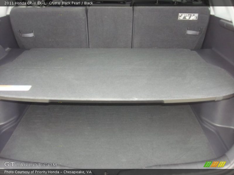 Crystal Black Pearl / Black 2011 Honda CR-V EX-L